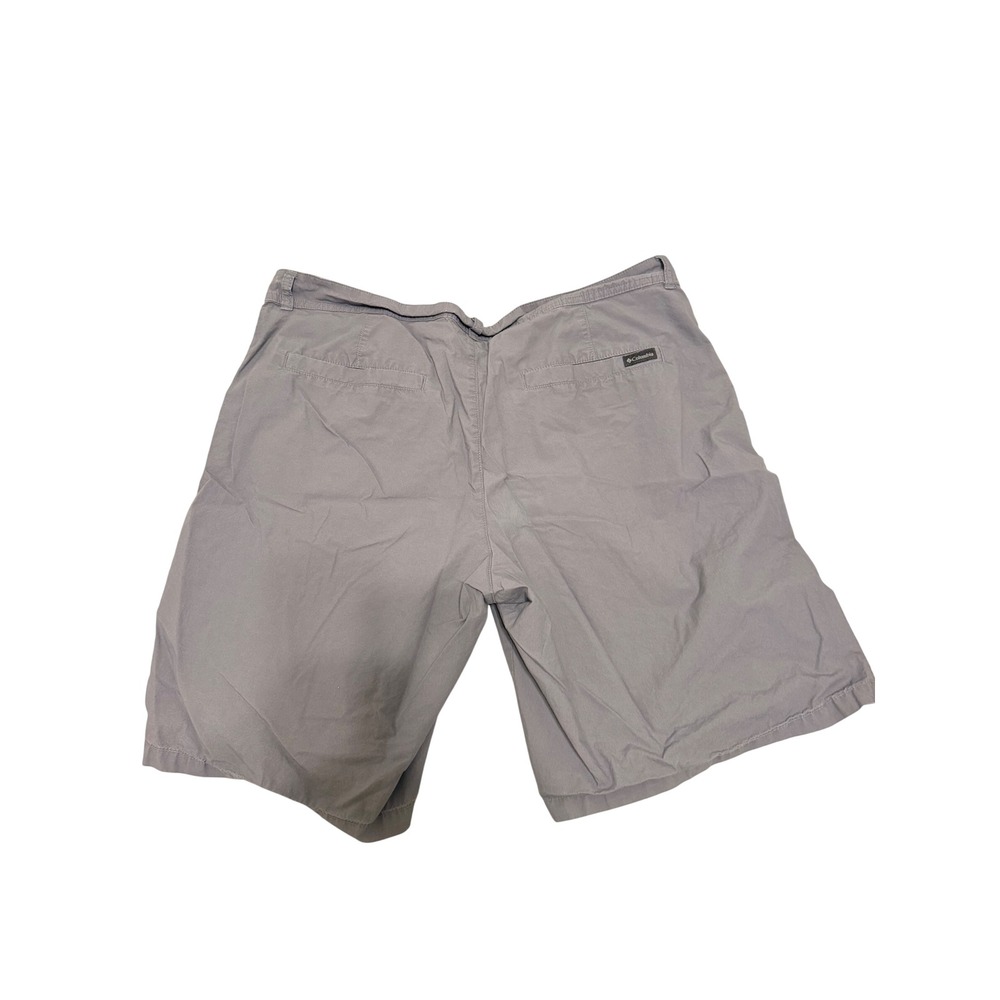 Columbia Mens Gray Casual Chino Hiking Shorts Size 38W 10L